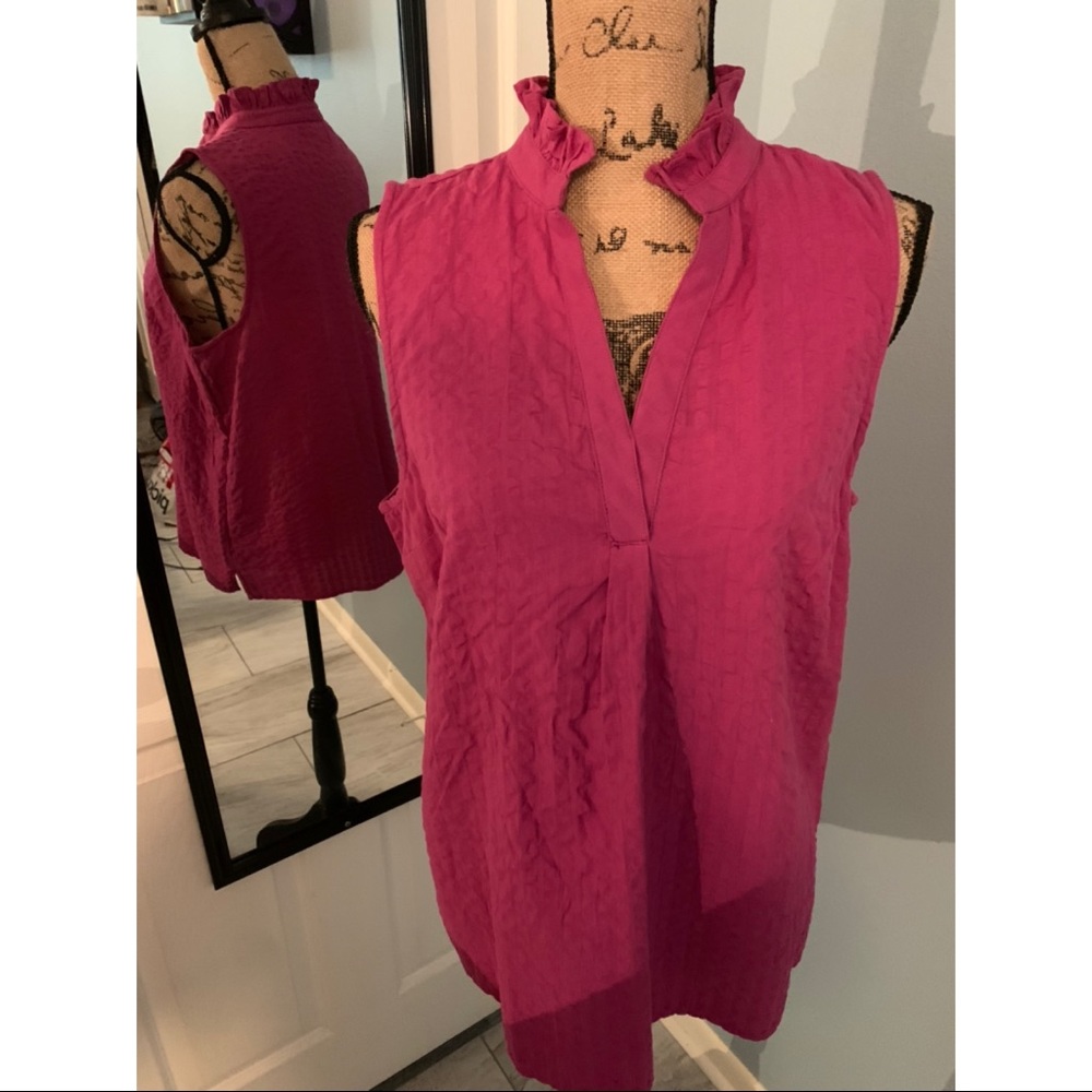Pink Sleeveless Top